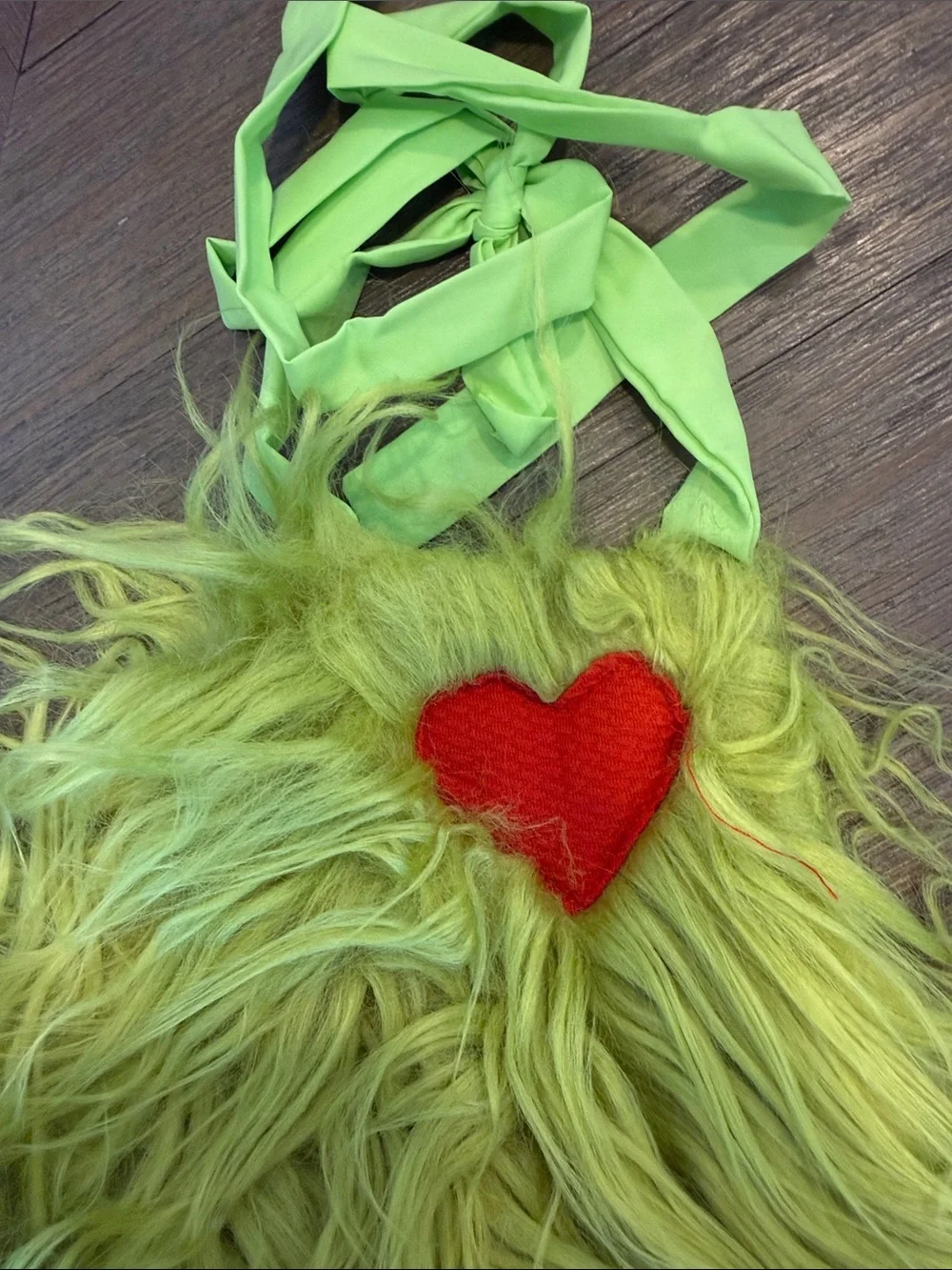 TODDLER Grinch outfit with matching legs!